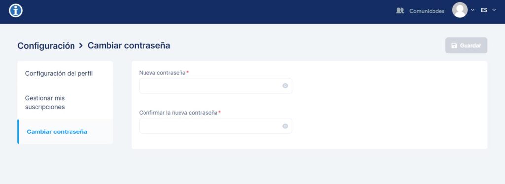 cambiar contrasena