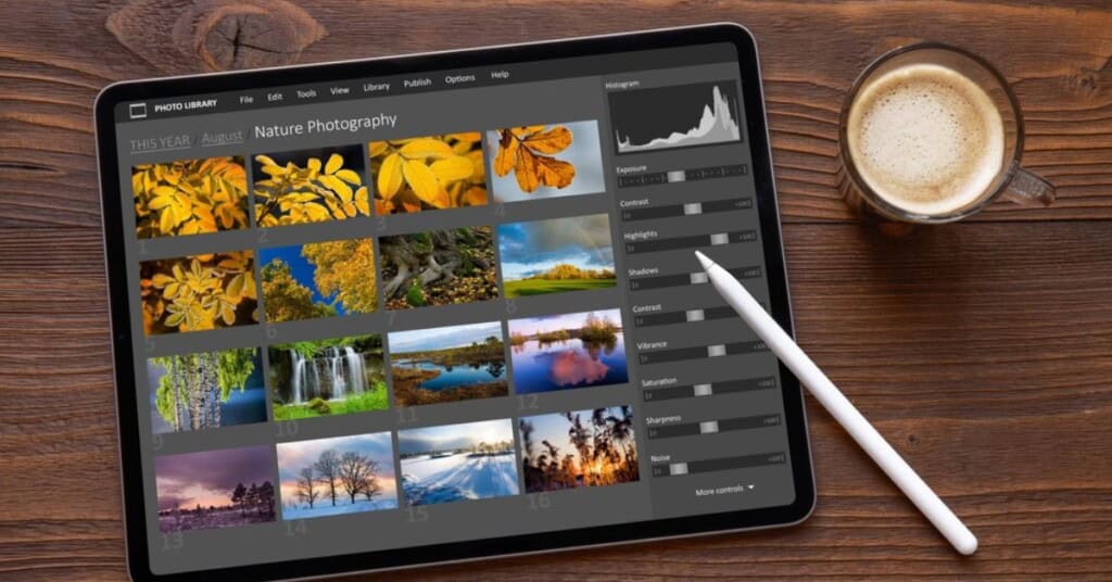 Captura de pantalla de la biblioteca de plantillas de Jasper AI, con opciones para marketing, redes sociales y contenido largo.